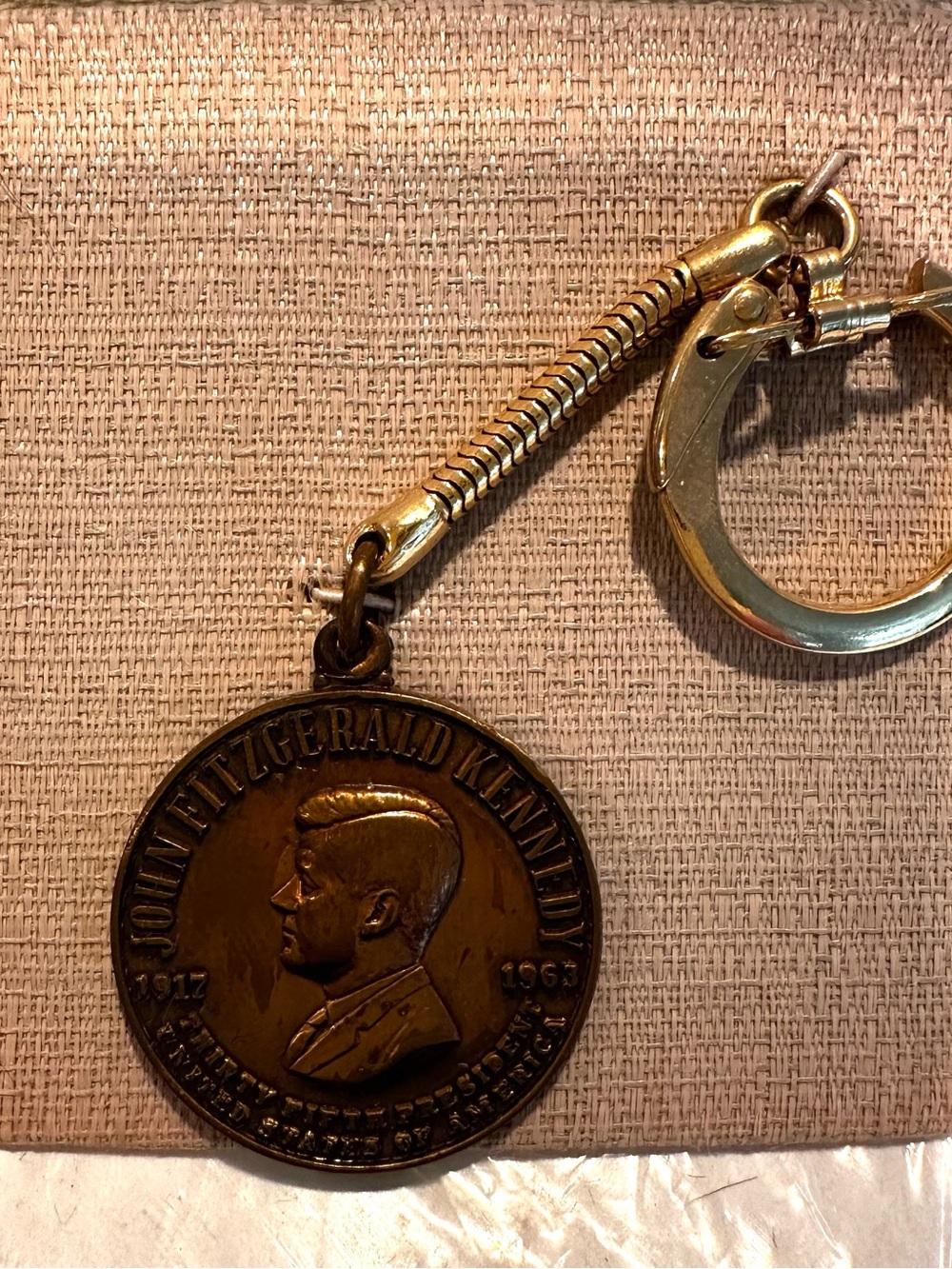 JFK keychain